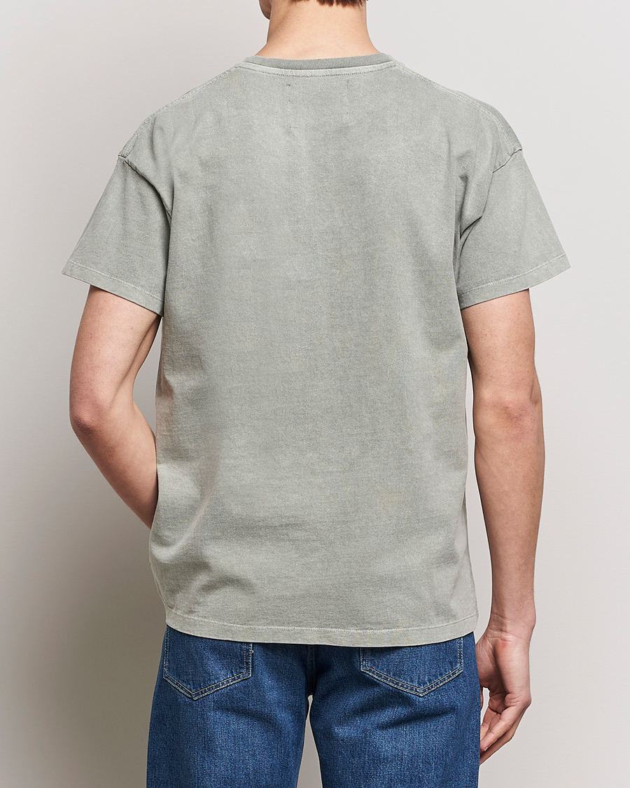 Mies | T-paidat | Jeanerica | Marcel Heavy Crew Neck T-Shirt Washed Olive Green