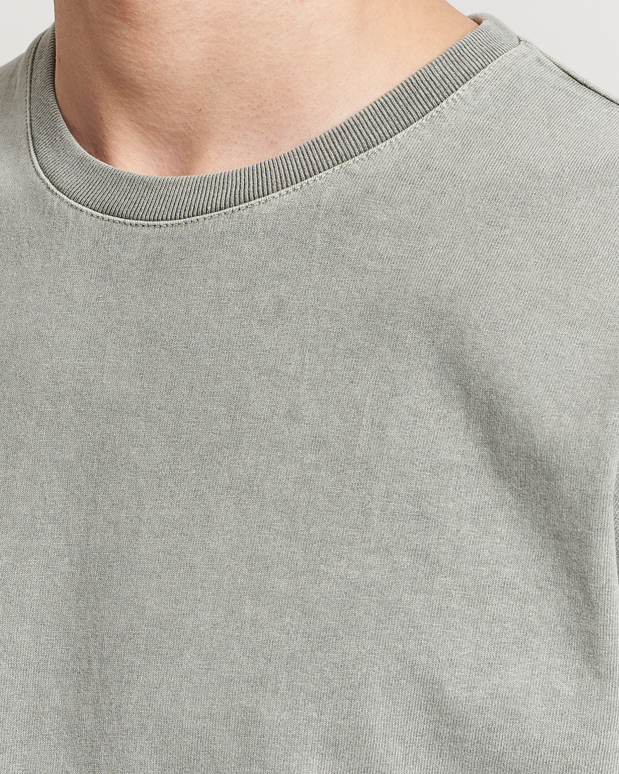 Mies | T-paidat | Jeanerica | Marcel Heavy Crew Neck T-Shirt Washed Olive Green