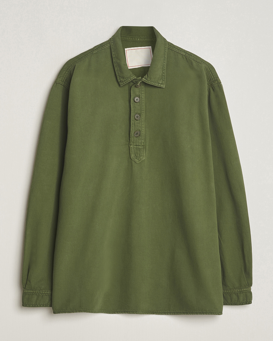 Mies | Kauluspaidat | Jeanerica | Lala Popover Shirt Green