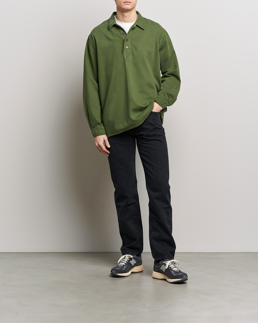 Mies | Kauluspaidat | Jeanerica | Lala Popover Shirt Green