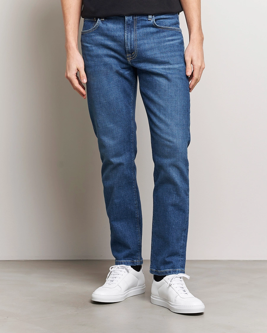 Mies |  | Jeanerica | TM005 Tapered Jeans Tom Mid Blue Wash