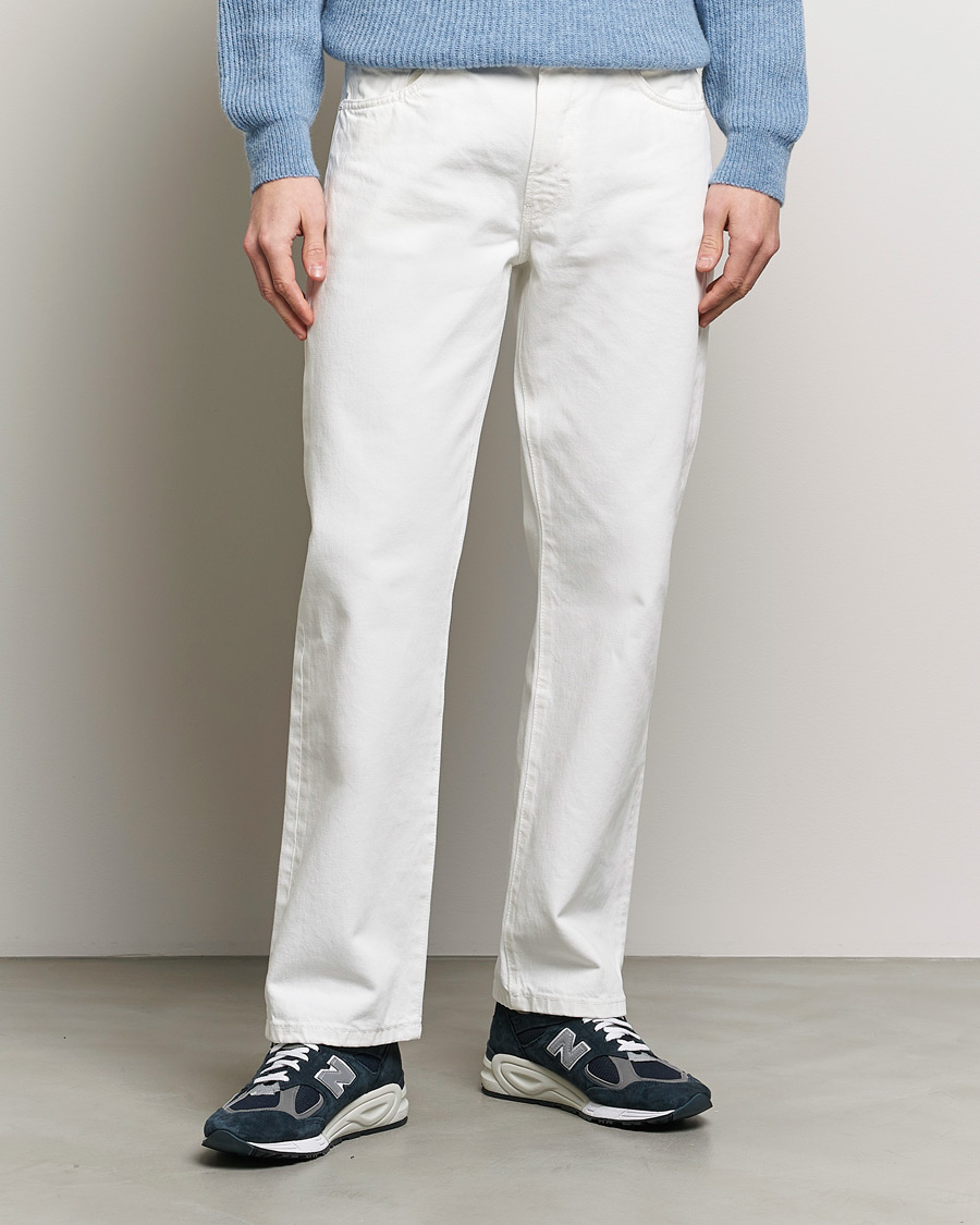 Mies | Farkut | Jeanerica | SM010 Straight Jeans Natural White