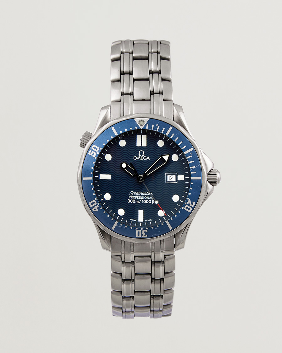Mies | Omega Pre-Owned Seamaster Diver 300M 2541.80.00 Steel Blue Steel Blue | Omega Pre-Owned | Seamaster Diver 300M 2541.80.00 Steel Blue Steel Blue