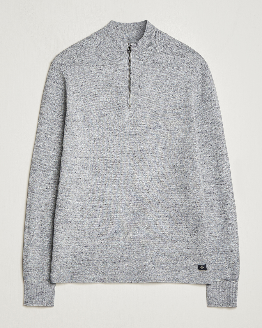 Mies | Puserot | Dockers | Half Zip Sweater Smokestack Heather