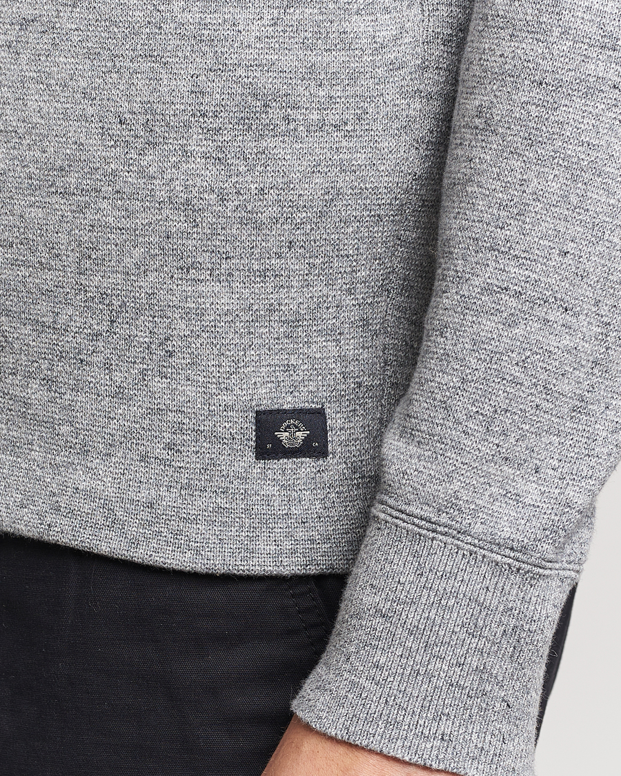 Mies | Puserot | Dockers | Half Zip Sweater Smokestack Heather