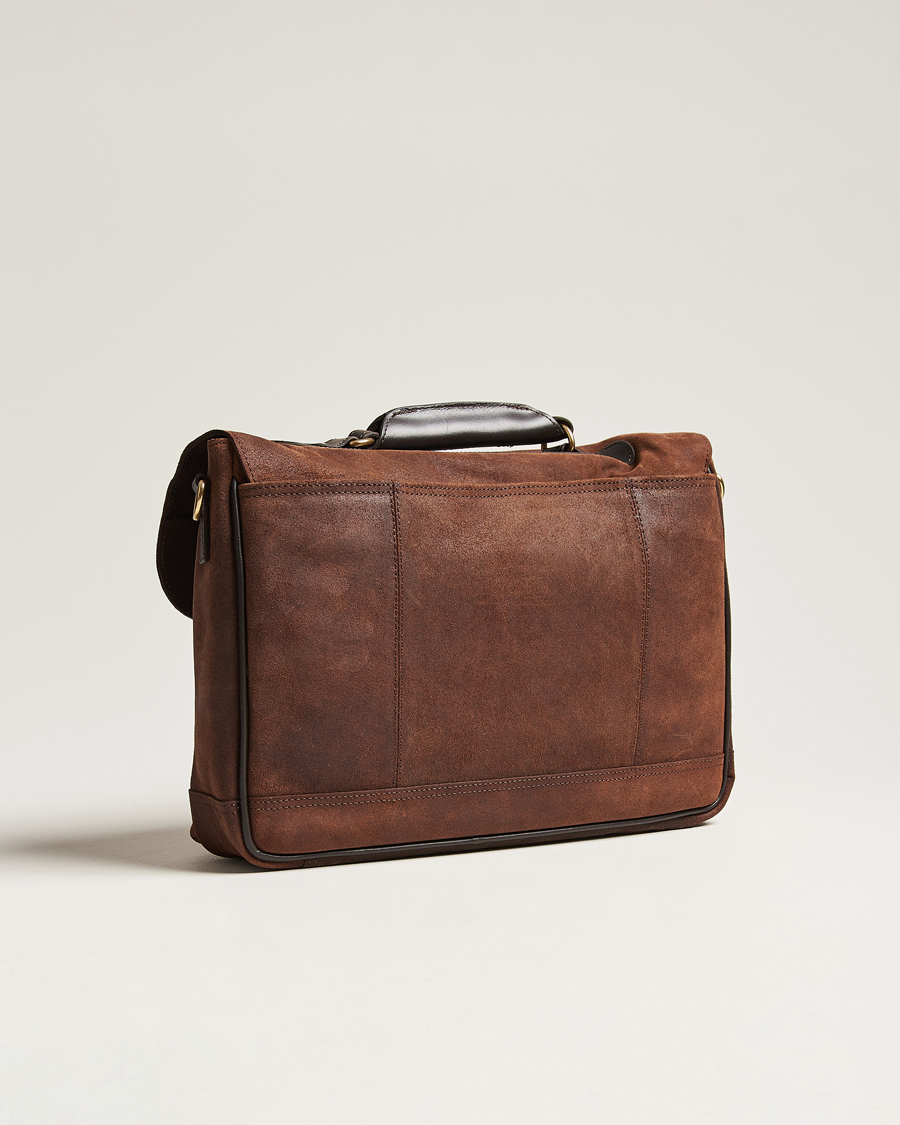 Mies | Loake 1880 Blackfriars Suede/Leather Briefcase Brown | Loake 1880 | Blackfriars Suede/Leather Briefcase Brown