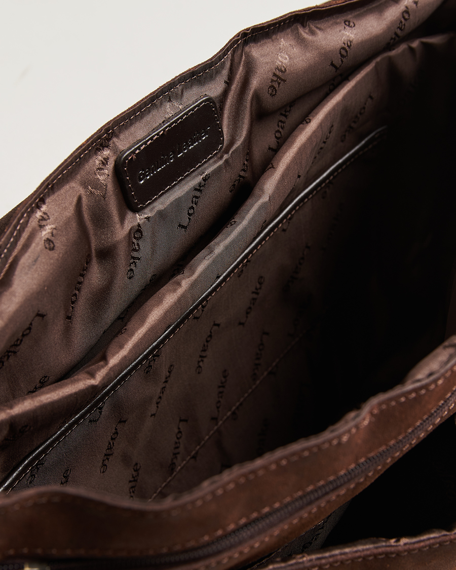 Mies | Loake 1880 Blackfriars Suede/Leather Briefcase Brown | Loake 1880 | Blackfriars Suede/Leather Briefcase Brown