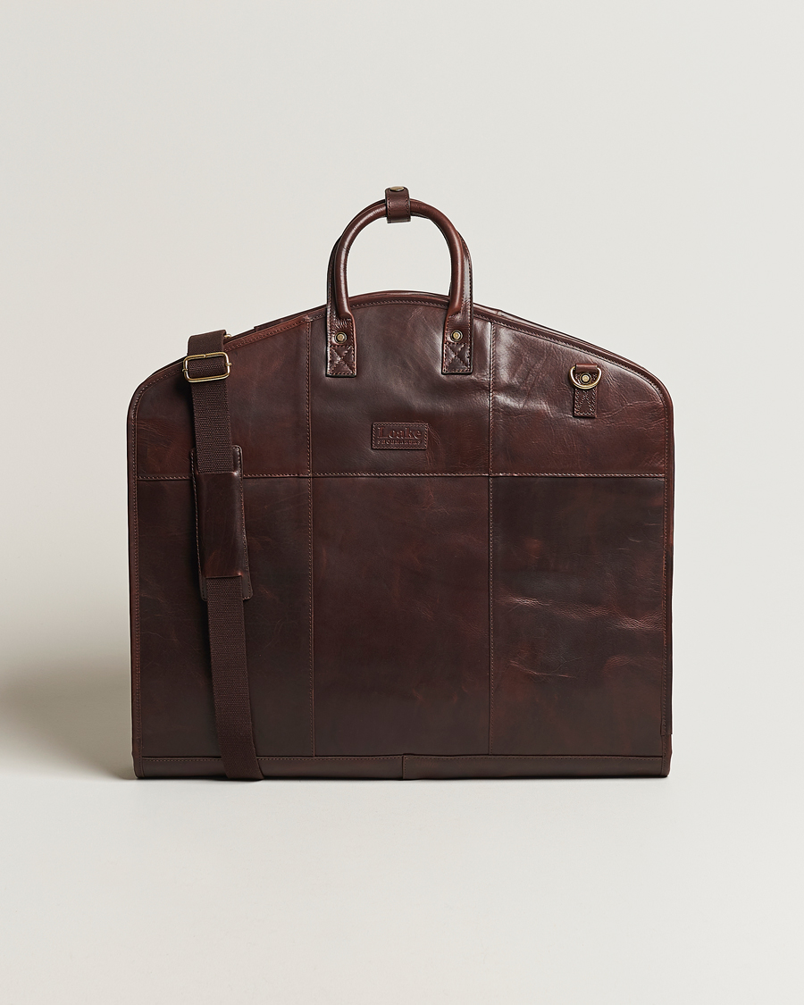 Mies | Laukut | Loake Shoemakers | London Leather Suit Carrier Brown