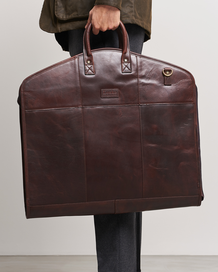 Mies | Laukut | Loake Shoemakers | London Leather Suit Carrier Brown