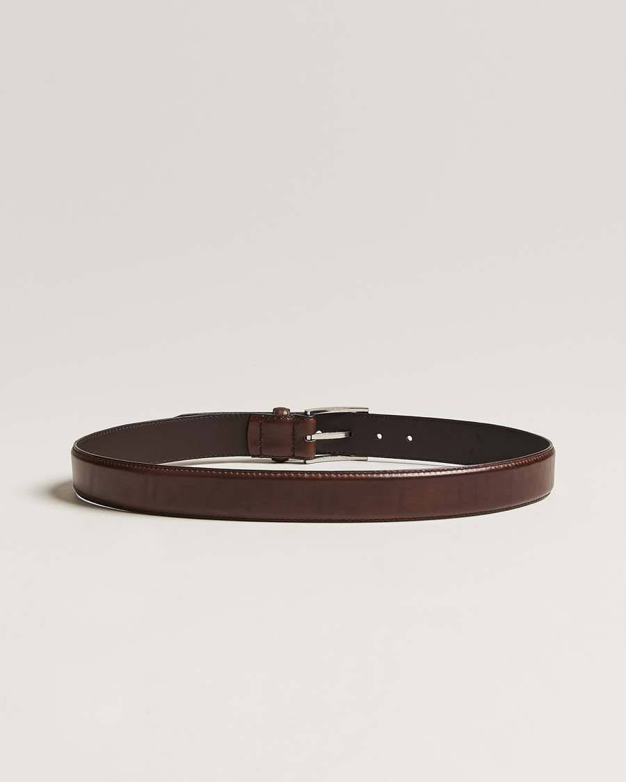 Mies | Vyöt | Loake Shoemakers | Philip Leather Belt Dark Brown