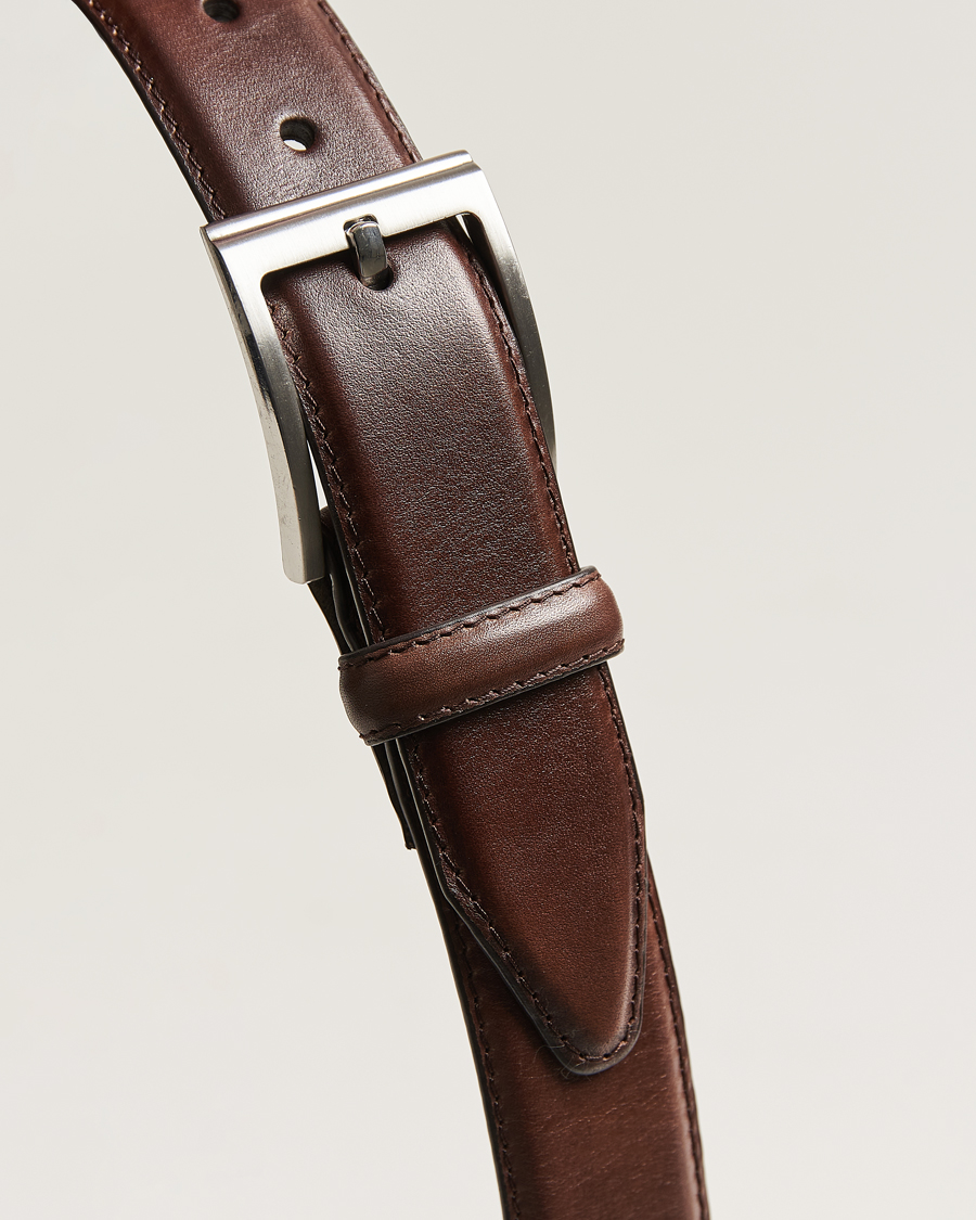 Mies | Vyöt | Loake Shoemakers | Philip Leather Belt Dark Brown