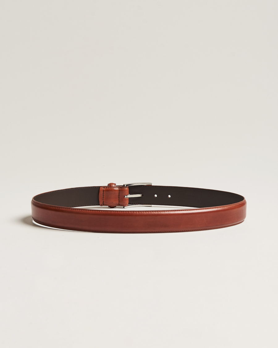 Mies | Vyöt | Loake Shoemakers | Philip Leather Belt Mahogany