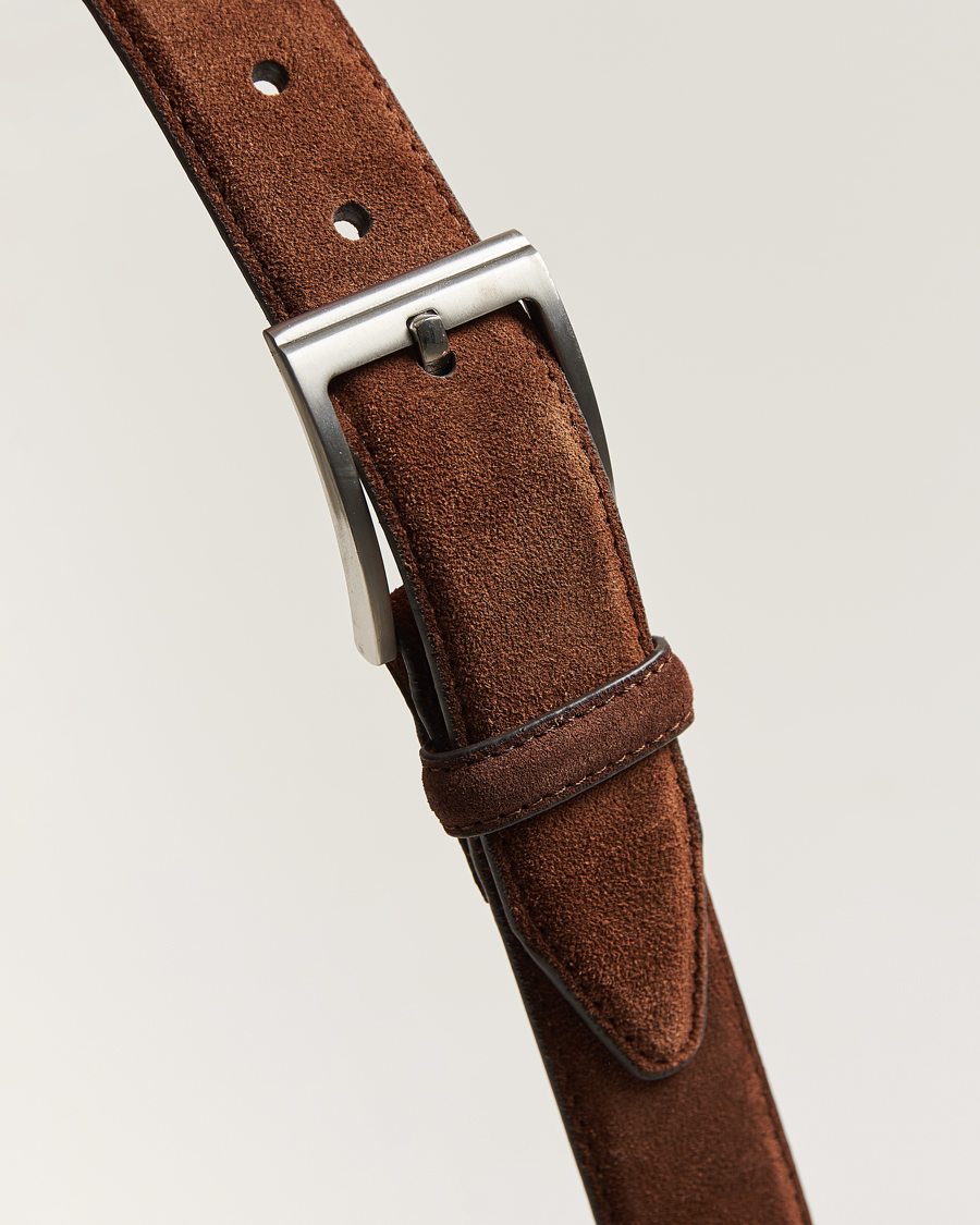 Mies | Vyöt | Loake Shoemakers | William Suede Belt Brown