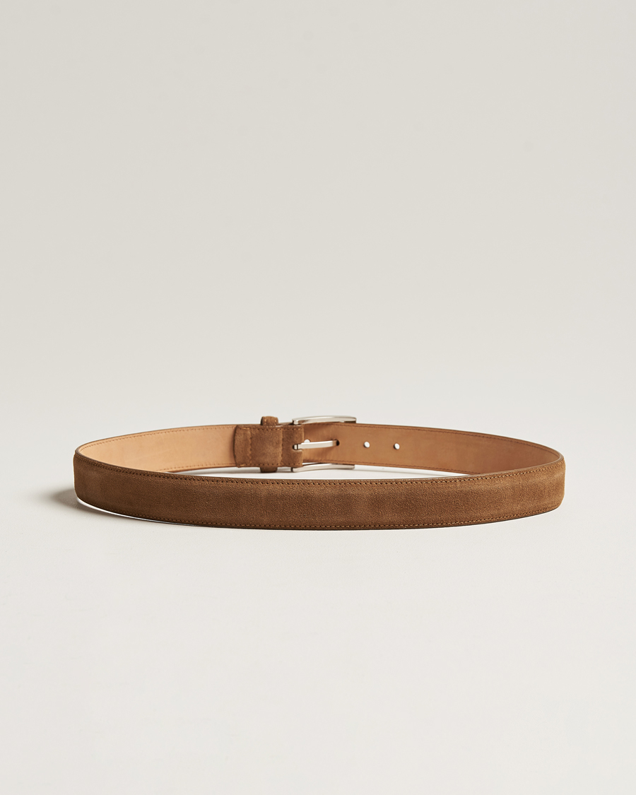 Mies | Vyöt | Loake Shoemakers | William Suede Belt Tan