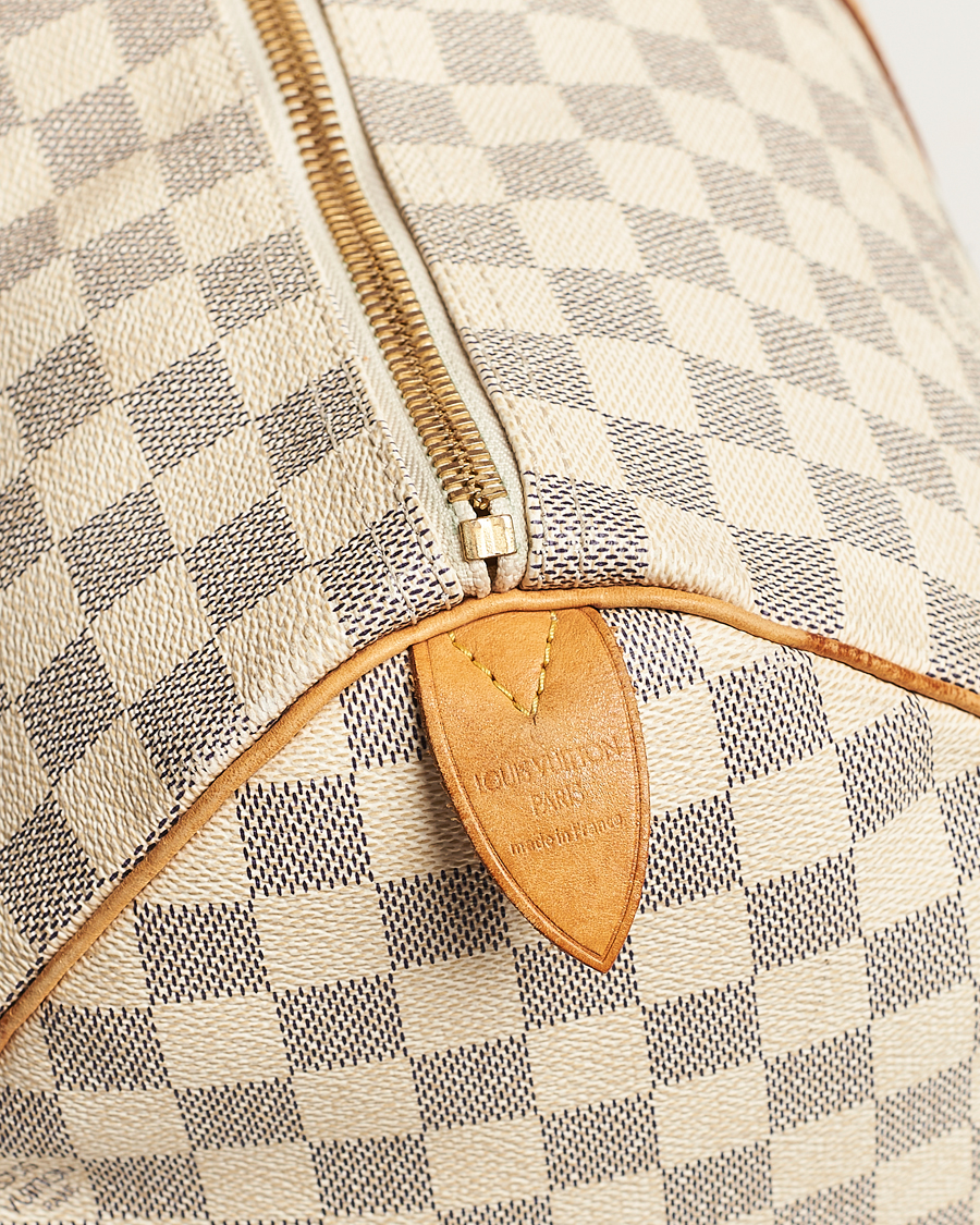 Mies | Louis Vuitton Pre-Owned Keepall 50 Bag Damier Azur | Louis Vuitton Pre-Owned | Keepall 50 Bag Damier Azur