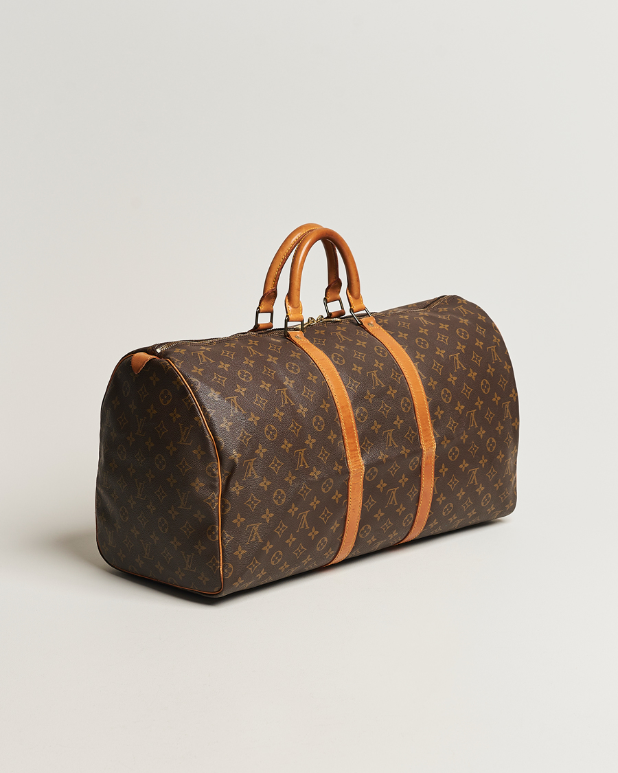 Mies | Louis Vuitton Pre-Owned Keepall 55 Bag Monogram | Louis Vuitton Pre-Owned | Keepall 55 Bag Monogram