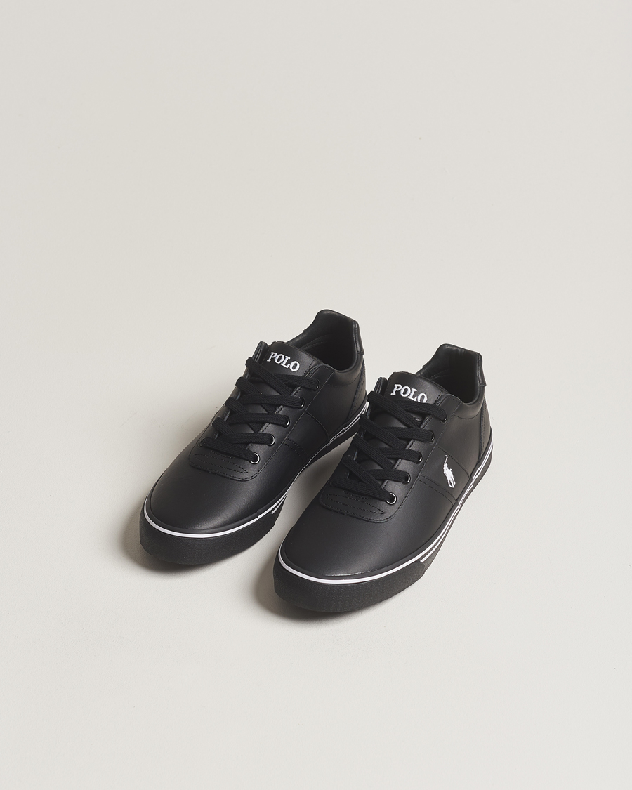 Mies | Mustat tennarit | Polo Ralph Lauren | Hanford Leather Sneaker Black