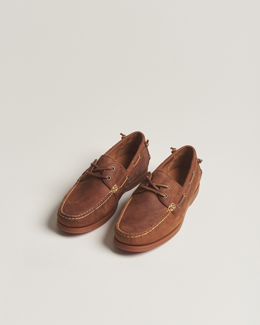 Mies | Kengät | Polo Ralph Lauren | Merton Leather Boat Shoe Deep Saddle