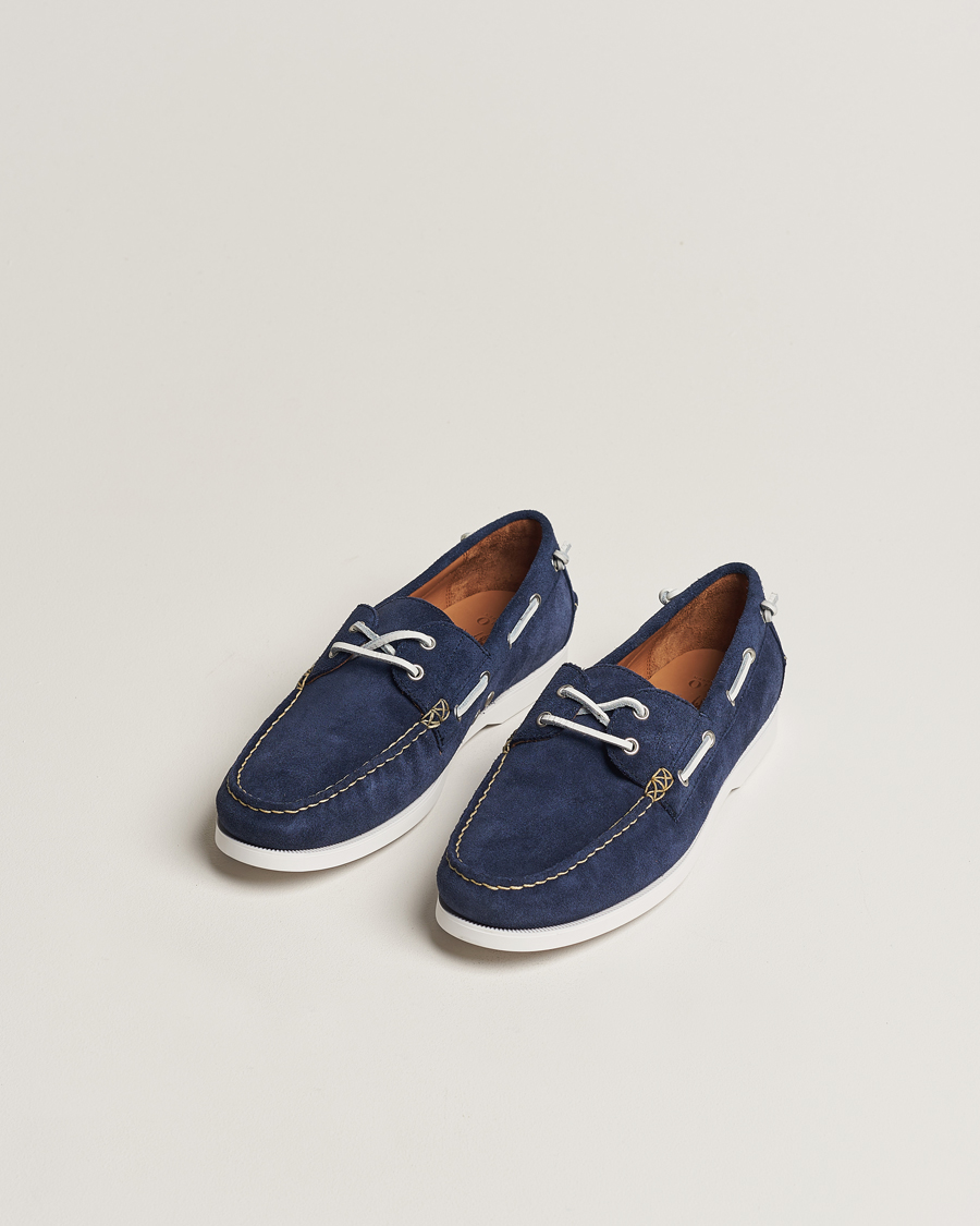 Mies | Polo Ralph Lauren Merton Suede Boat Shoe Hunter Navy | Polo Ralph Lauren | Merton Suede Boat Shoe Hunter Navy