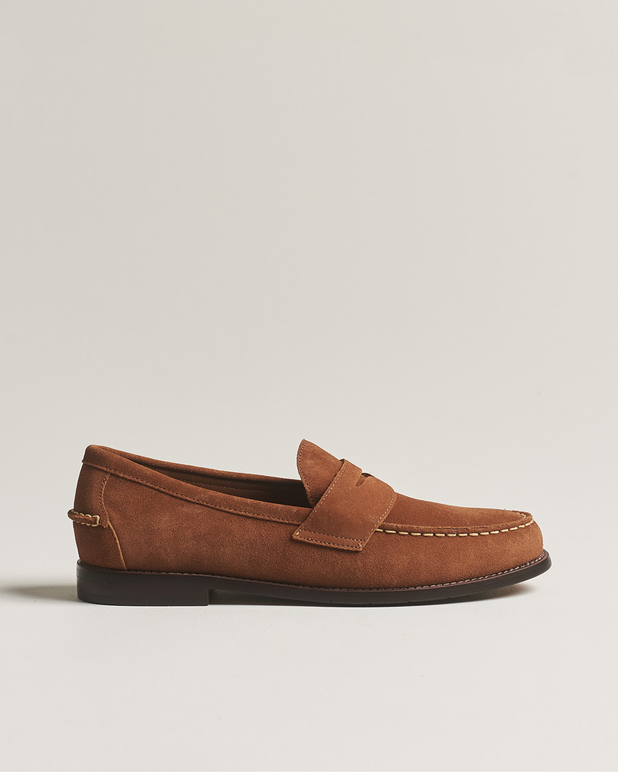 Mies | Polo Ralph Lauren Suede Penny Loafer Teak | Polo Ralph Lauren | Suede Penny Loafer Teak