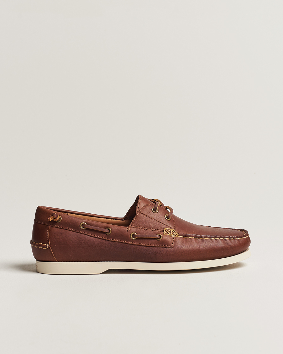 Mies | Purjehduskengät | Polo Ralph Lauren | Merton Leather Boat Shoe Tan