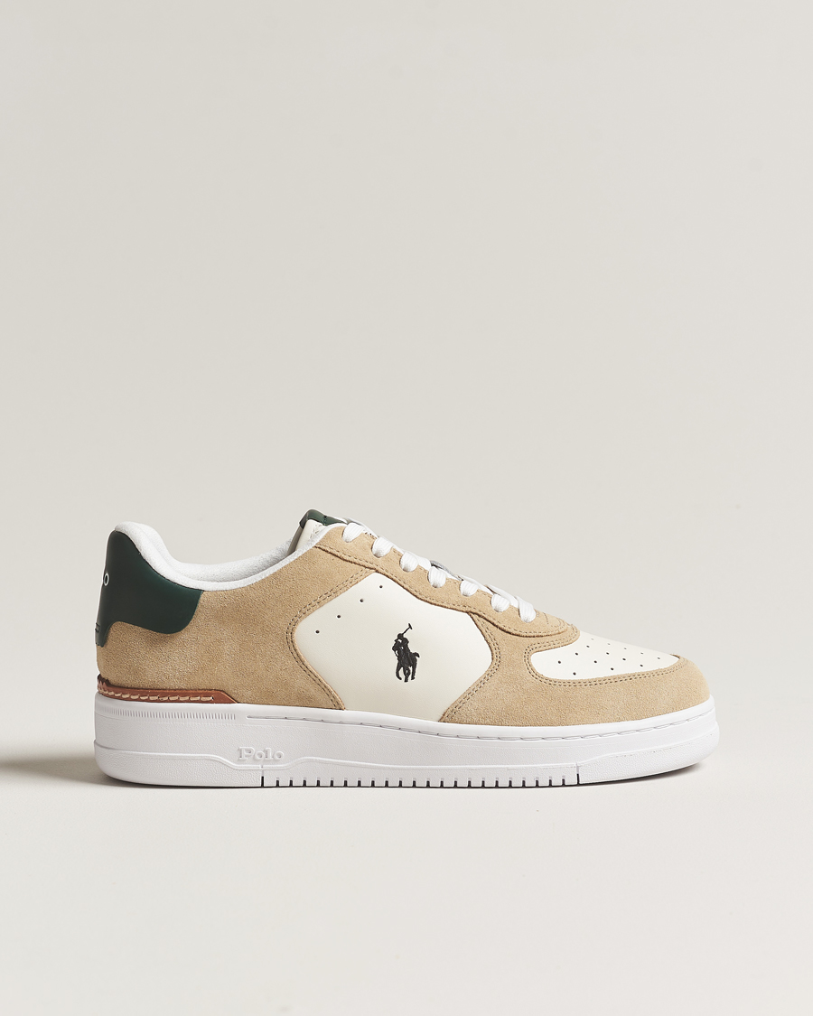 Mies | Polo Ralph Lauren Masters Court Leather/Suede Sneaker White | Polo Ralph Lauren | Masters Court Leather/Suede Sneaker White