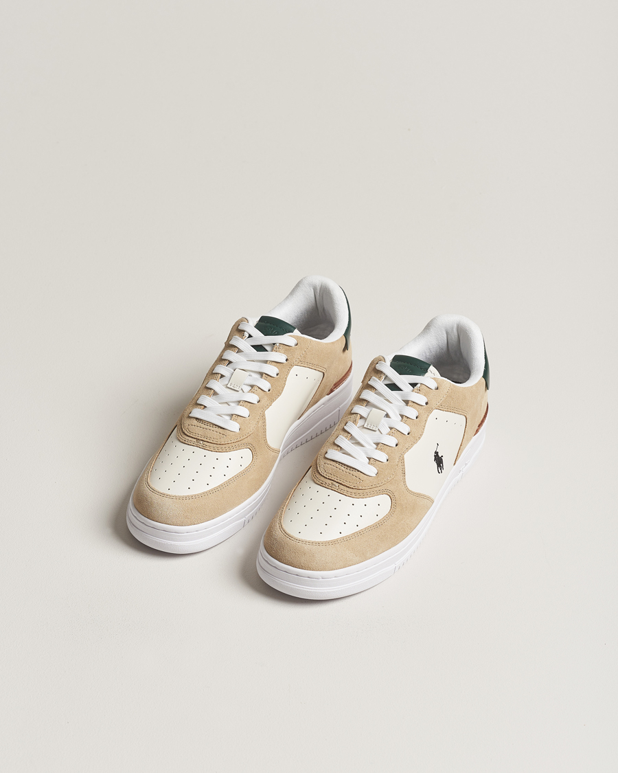 Mies |  | Polo Ralph Lauren | Masters Court Leather/Suede Sneaker White
