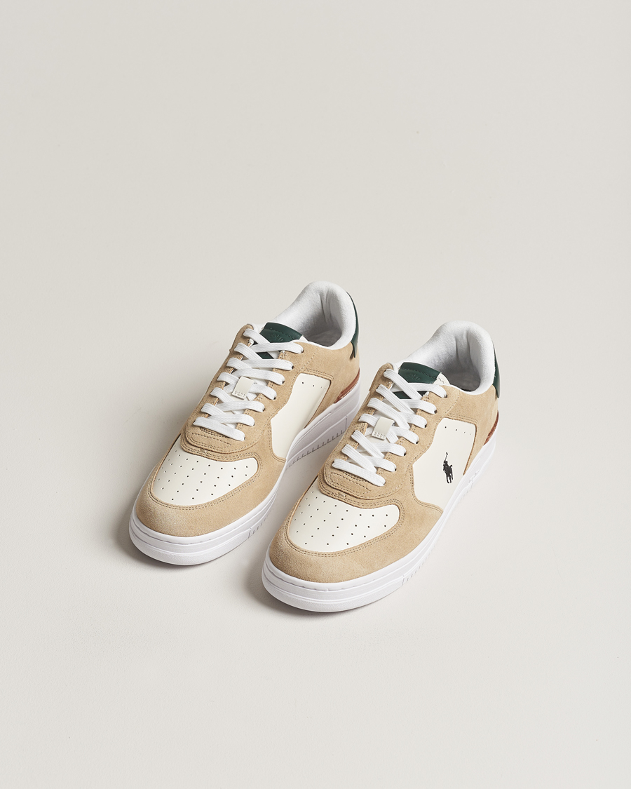 Mies | Polo Ralph Lauren Masters Court Leather/Suede Sneaker White | Polo Ralph Lauren | Masters Court Leather/Suede Sneaker White