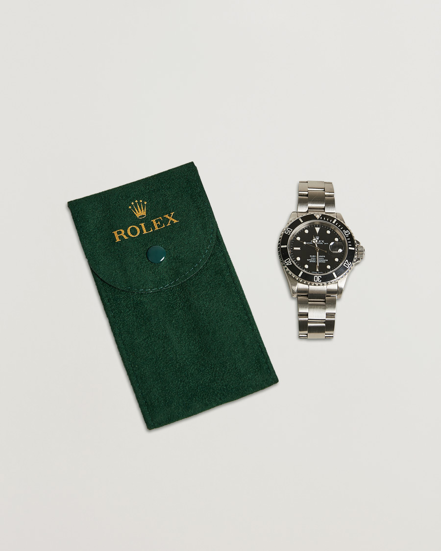 Mies | Rolex Pre-Owned Submariner 16610 Oyster Perpetual Steel Black | Rolex Pre-Owned | Submariner 16610 Oyster Perpetual Steel Black