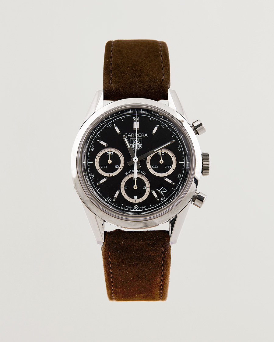 Mies | Tag Heuer Pre-Owned Carrera Calibre 17 Steel Black | Tag Heuer Pre-Owned | Carrera Calibre 17 Steel Black