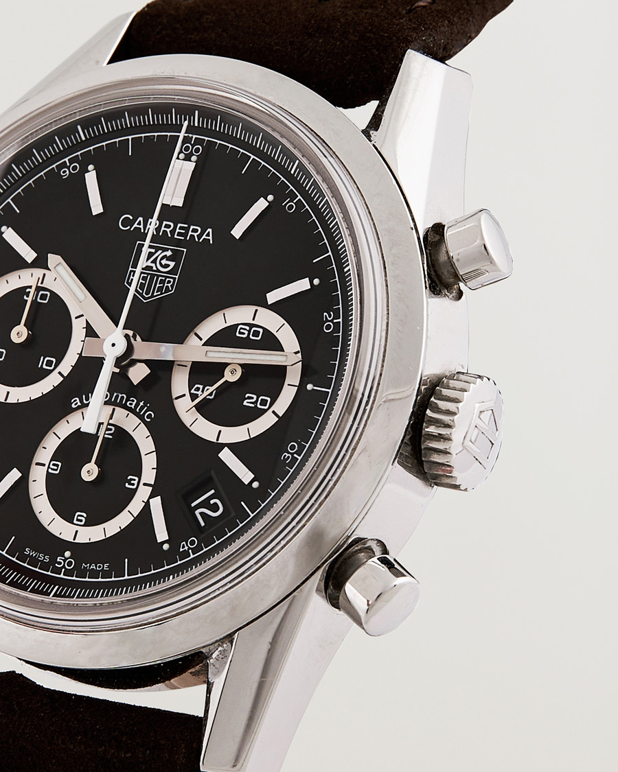 Mies | Tag Heuer Pre-Owned Carrera Calibre 17 Steel Black | Tag Heuer Pre-Owned | Carrera Calibre 17 Steel Black