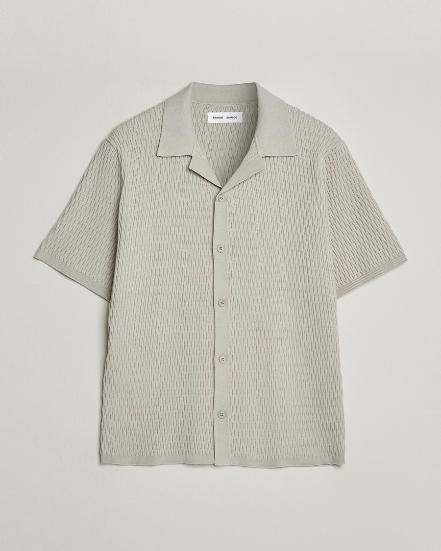 Mies | Kauluspaidat | Samsøe Samsøe | Sagabin Resort Collar Short Sleeve Shirt Moonstruck