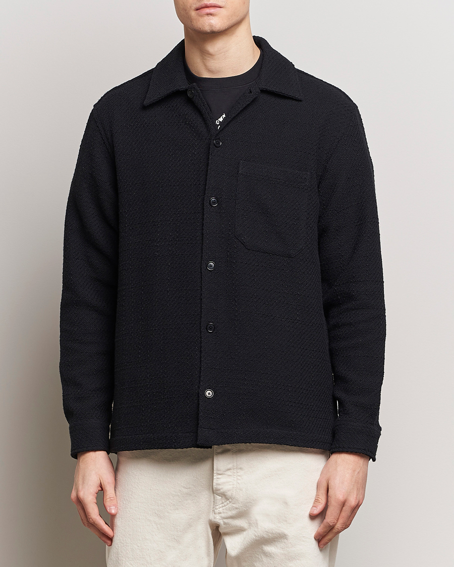Mies | Kevättakit | Samsøe Samsøe | Sacastor Knitted Overshirt Black