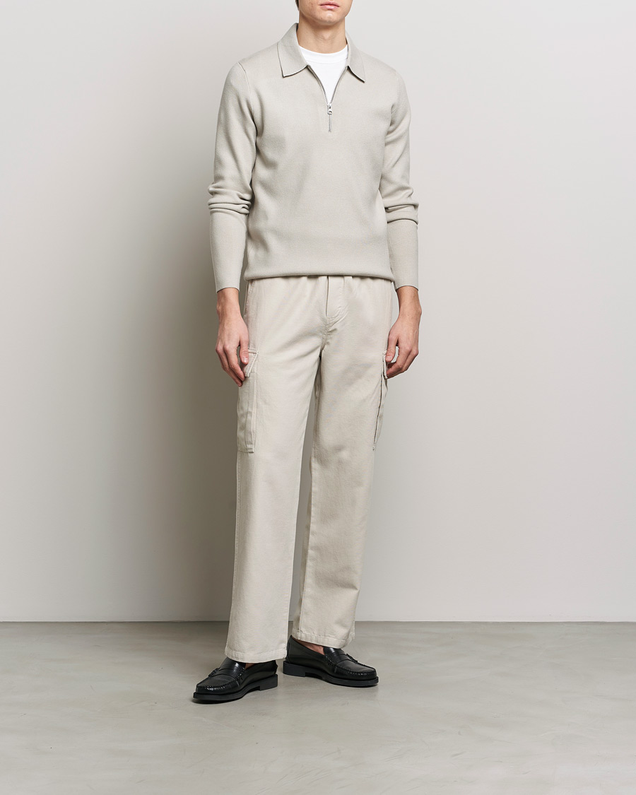 Mies | Puserot | Samsøe Samsøe | Guna Half Zip Moonstruck