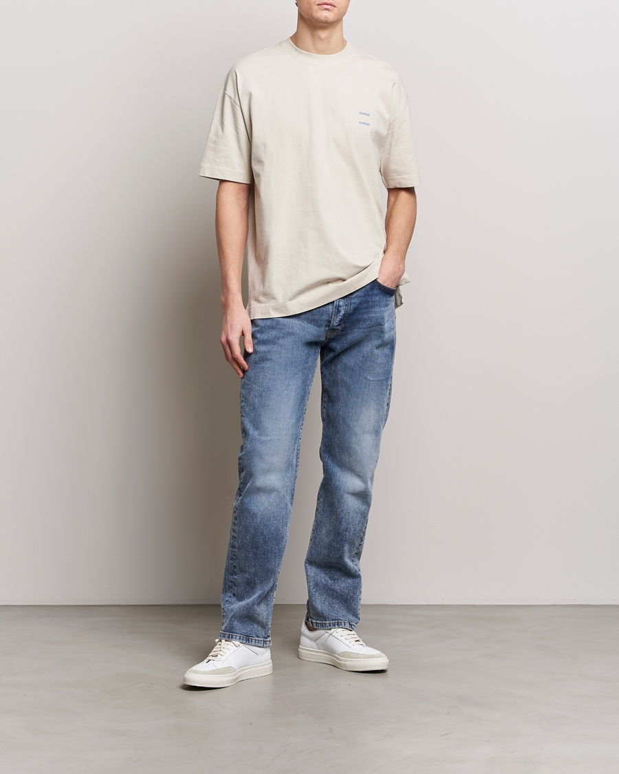 Mies | T-paidat | Samsøe Samsøe | Joel Organic Cotton T-Shirt Moonstruck