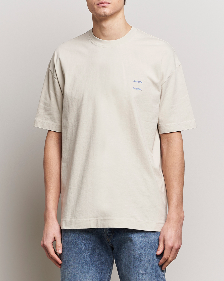Mies |  | Samsøe & Samsøe | Joel Organic Cotton T-Shirt Moonstruck