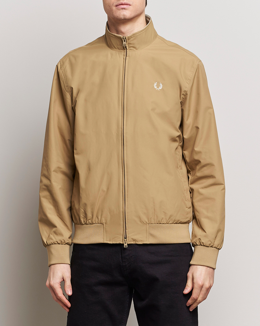 Mies |  | Fred Perry | Brentham Jacket Warm Stone