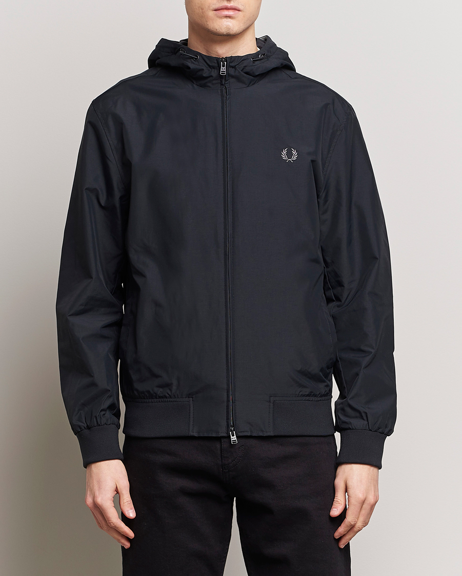 Mies | Takit | Fred Perry | Brentham Hooded Jacket Black