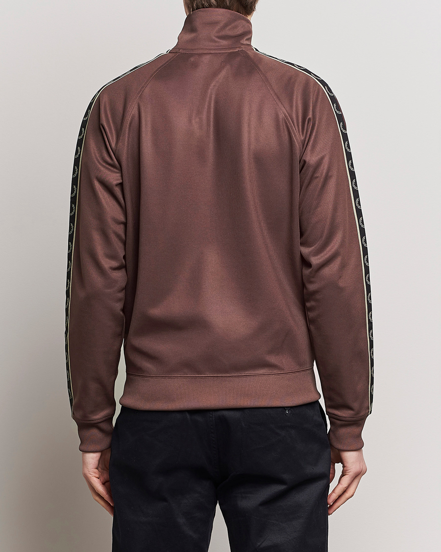 Mies | Puserot | Fred Perry | Taped Track Jacket Brick Red