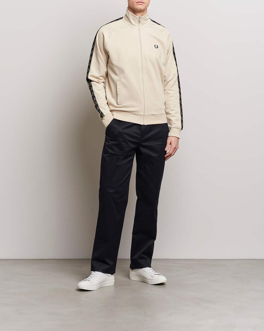 Mies | Puserot | Fred Perry | Taped Track Jacket Oatmeal