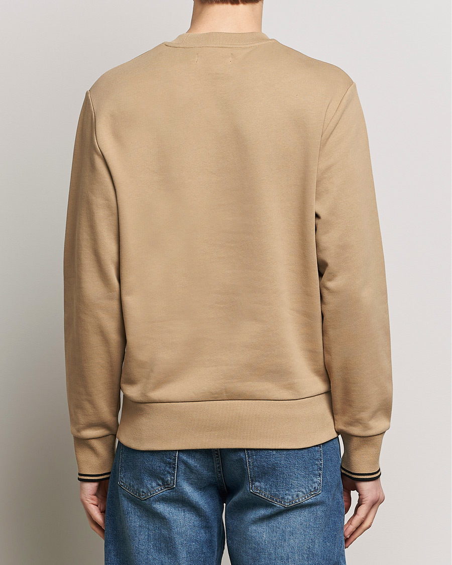 Mies | Puserot | Fred Perry | Crew Neck Sweatshirt Warm Grey