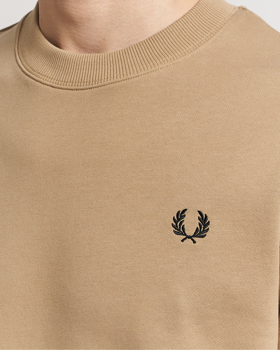 Mies | Puserot | Fred Perry | Crew Neck Sweatshirt Warm Grey