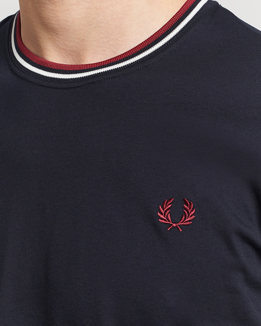 Mies | T-paidat | Fred Perry | Twin Tipped T-Shirt Navy