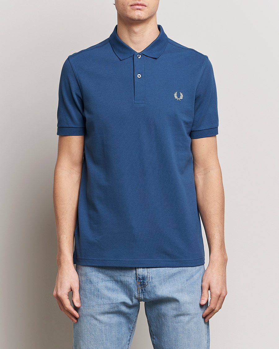 Mies | Best of British | Fred Perry | Plain Polo Shirt Midnight Blue