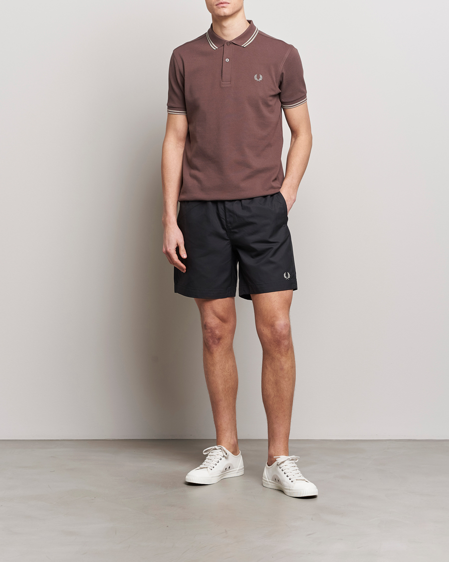 Mies | Pikeet | Fred Perry | Twin Tipped Polo Shirt Brick Red