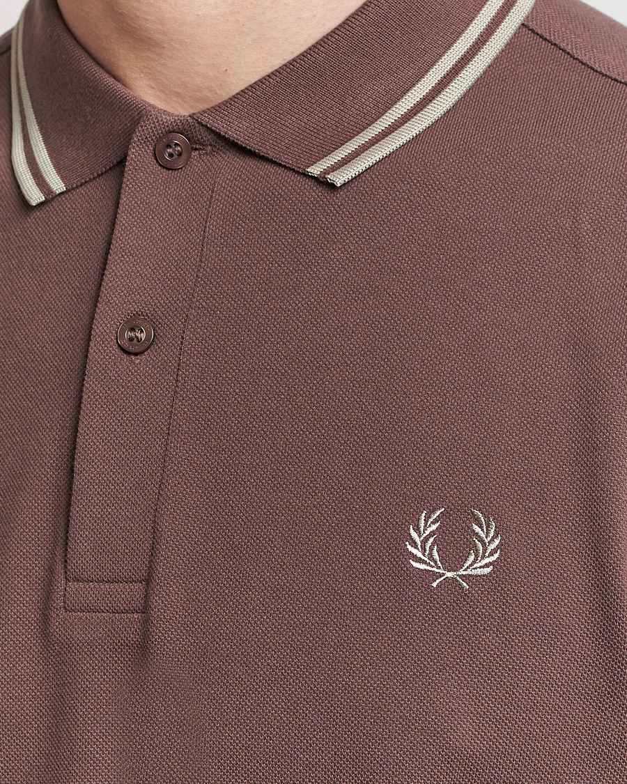 Mies | Pikeet | Fred Perry | Twin Tipped Polo Shirt Brick Red