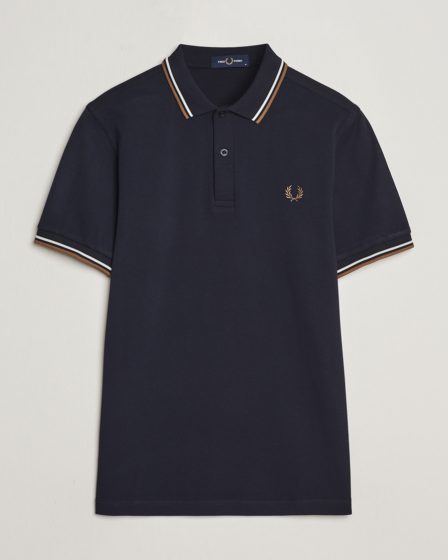 Mies | Pikeet | Fred Perry | Twin Tipped Polo Shirt Navy