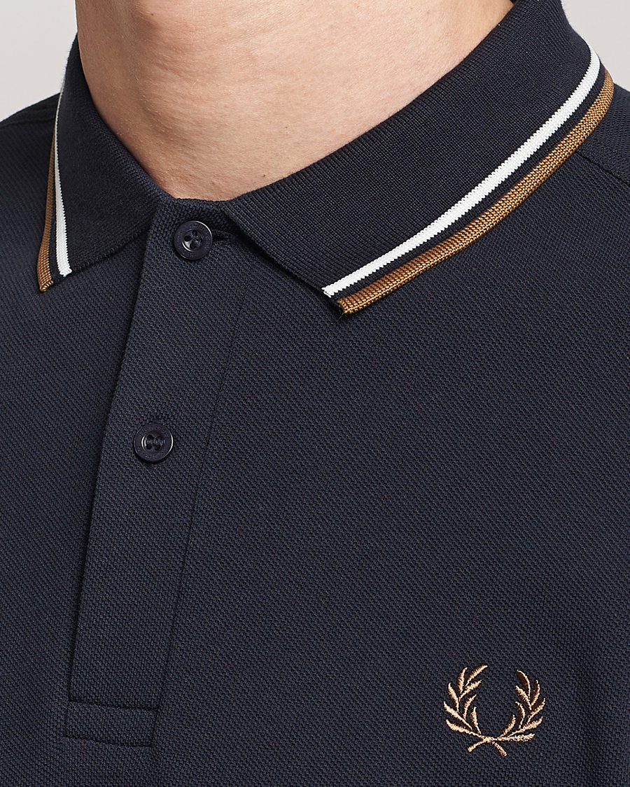 Mies | Pikeet | Fred Perry | Twin Tipped Polo Shirt Navy