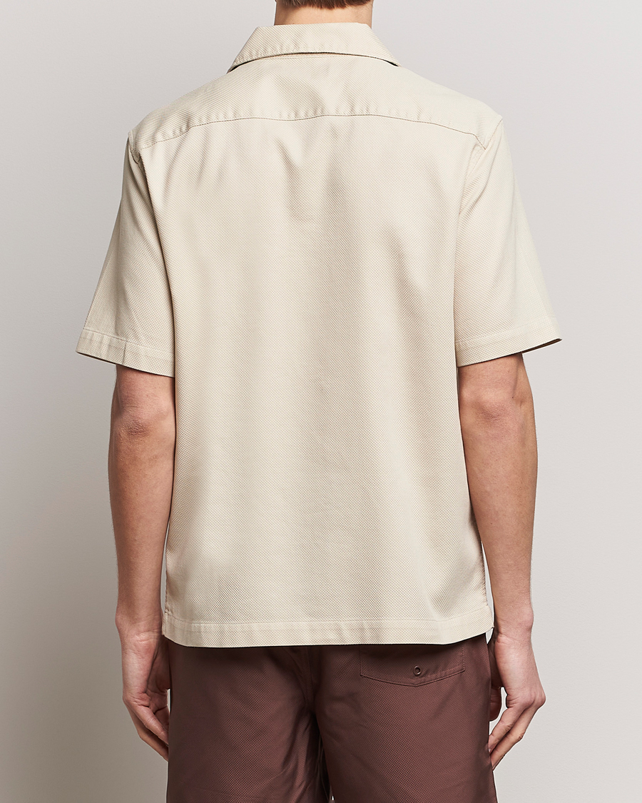 Mies | Kauluspaidat | Fred Perry | Pique Textured Short Sleeve Shirt Oatmeal