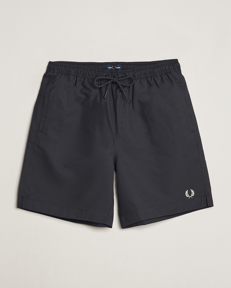 Mies | Uimahousut | Fred Perry | Classic Swimshorts Black